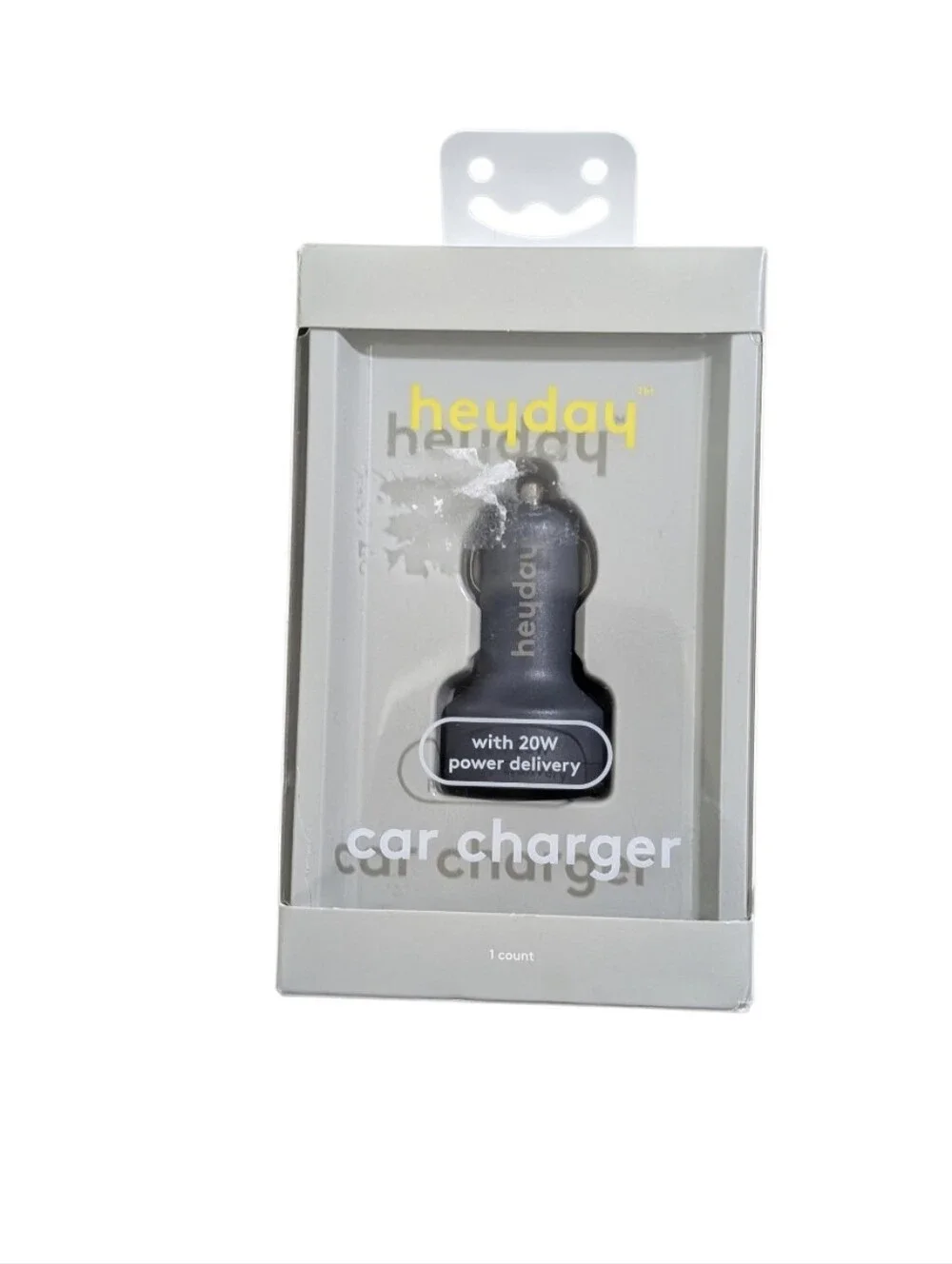 Heyday Car Charger Compatible With USB-C And USB-A